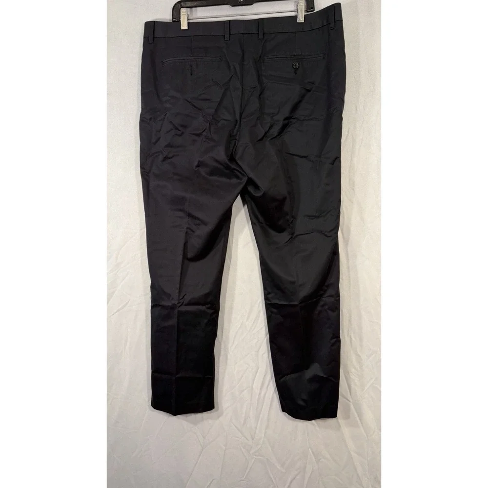 bonobos tuesday pant Men's Black Size 38x30 Chino‎ Flat Front Khaki Pant